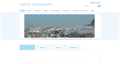 Desktop Screenshot of poetryteignmouth.com
